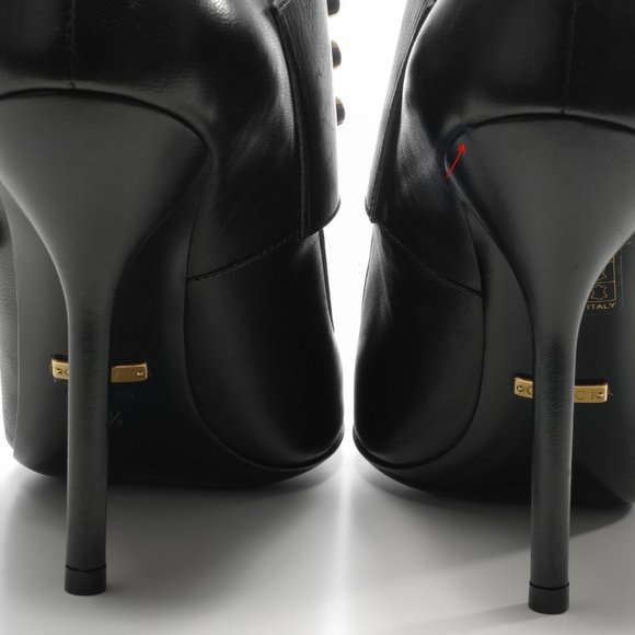 New Authentic Gucci Studded Black Ankle Booties - Picture 12 of 14